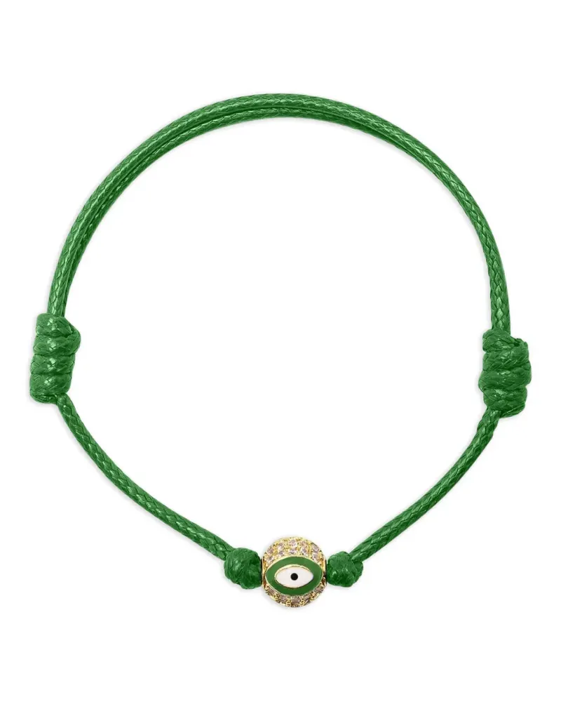 Nialaya Kordelarmband mit Evil Eye - Gold Gold