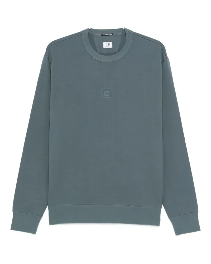 C.P. Company Sweatshirt mit Logo-Detail - Blau Blau