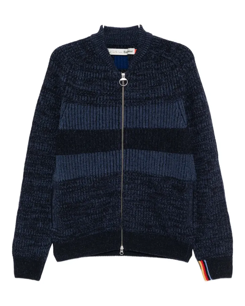 Barbour x Paul Smith bomer cardigan - Blau Blau