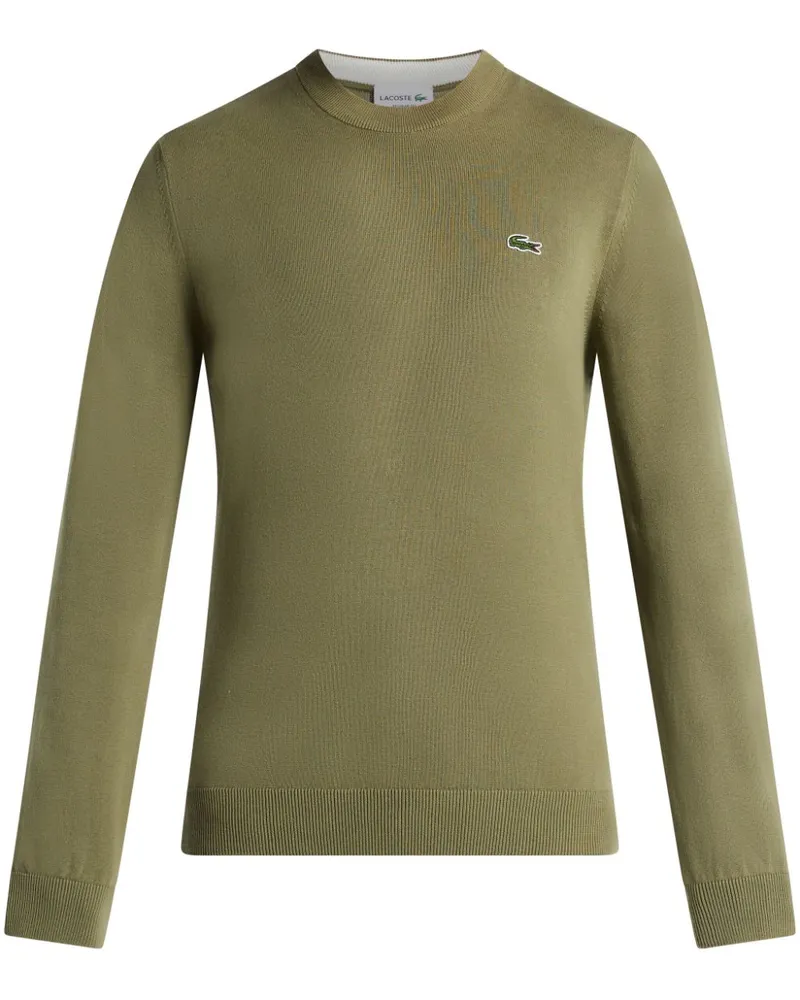 Lacoste Pullover mit Logo-Patch - Grün Grün
