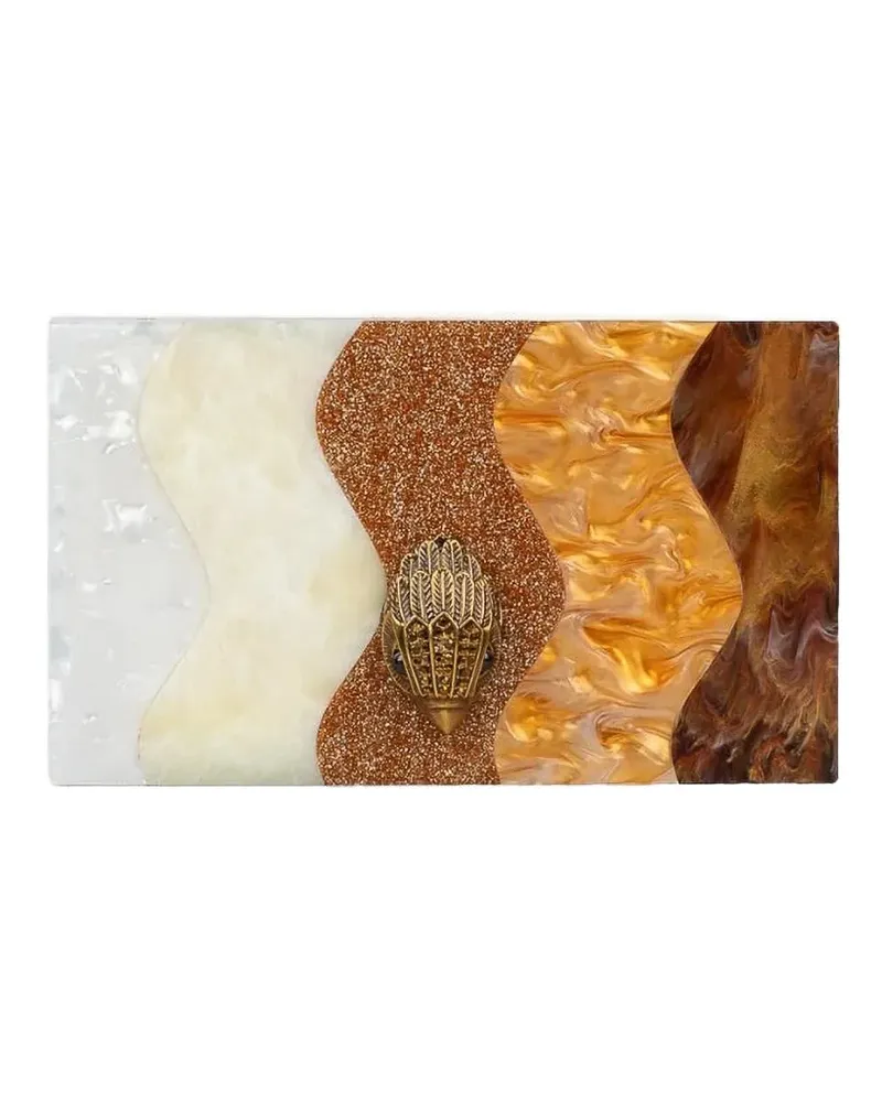 Kurt Geiger box chain clutch - Weiß Weiß