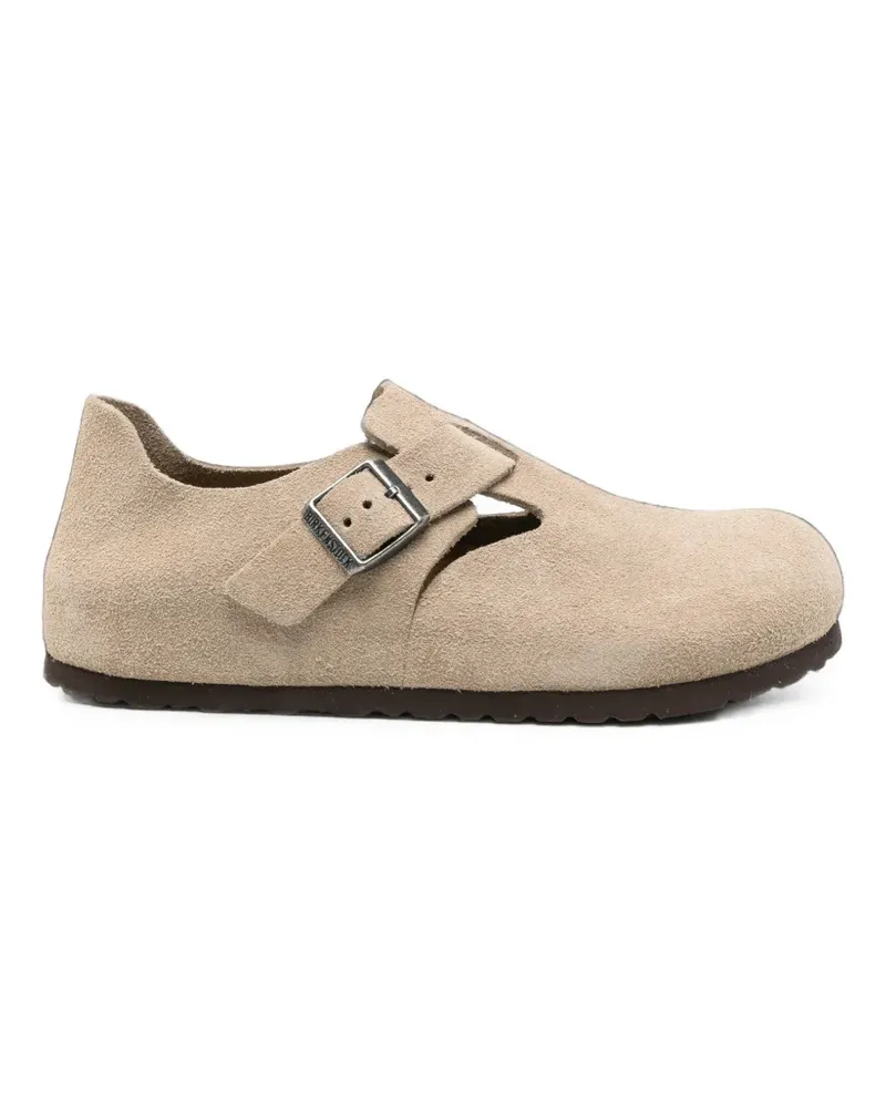 Birkenstock London buckle-fastening clogs - Nude Nude