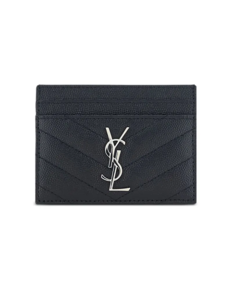 Saint Laurent Cassandre Kartenetui - Schwarz Schwarz
