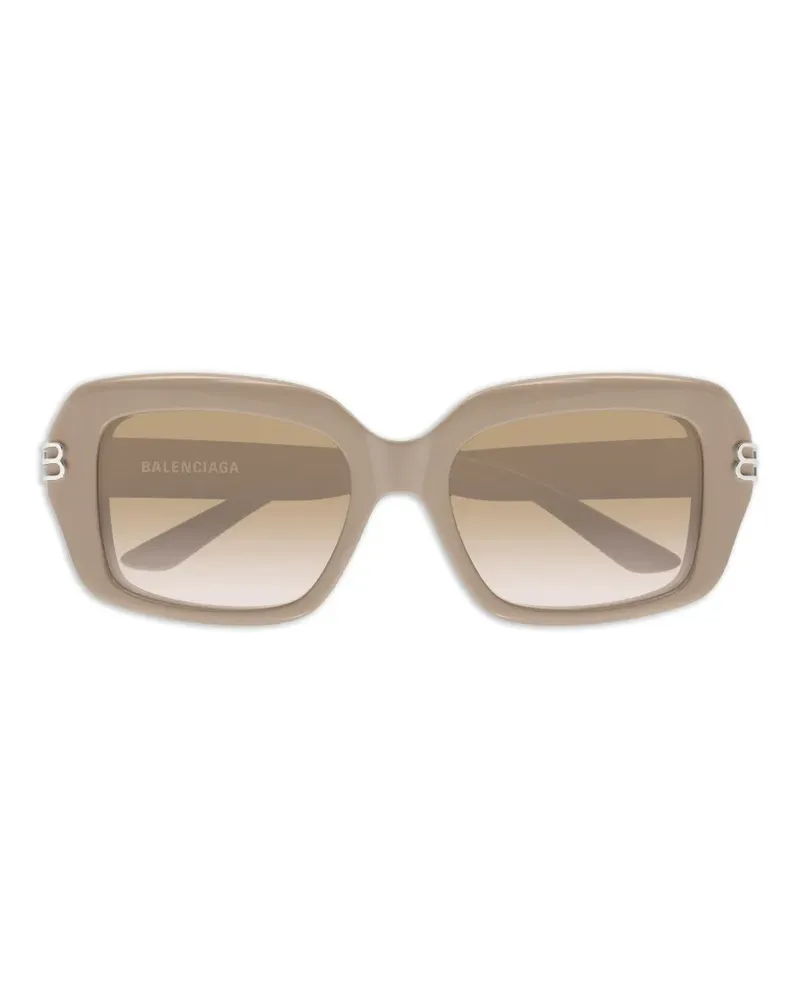 Balenciaga Sonnenbrille mit Logo - Rosa Rosa