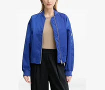 Bomberjacke mit Reißverschluss - Blau