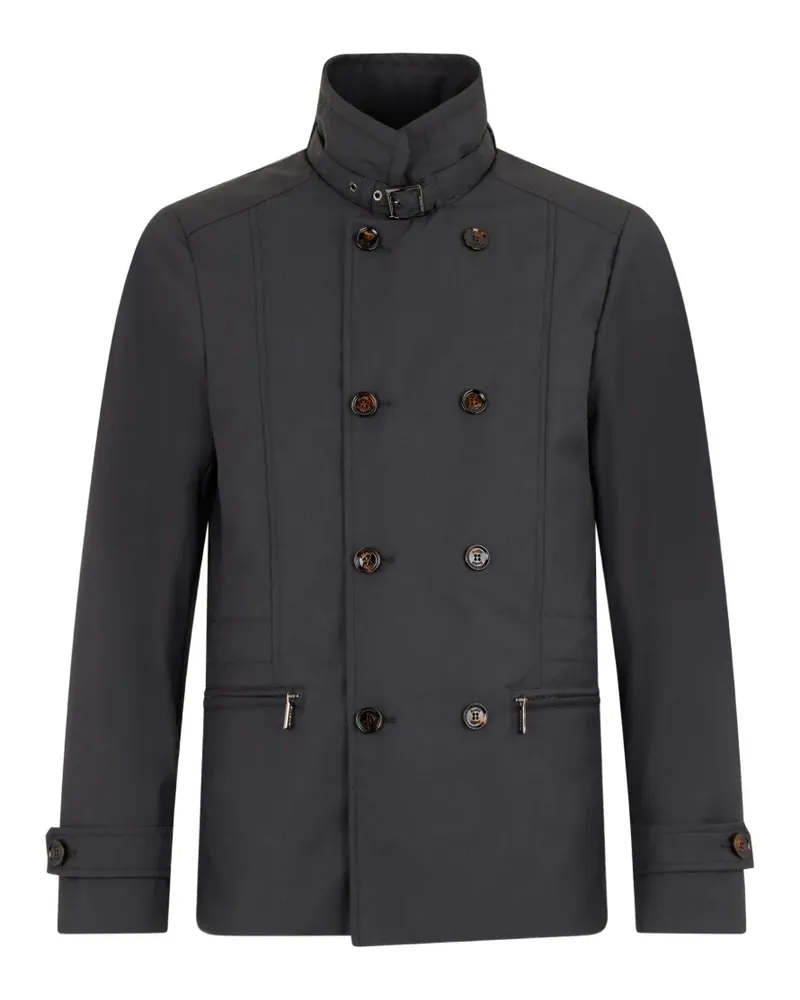 MOORER double-breasted jacket - Grau Grau