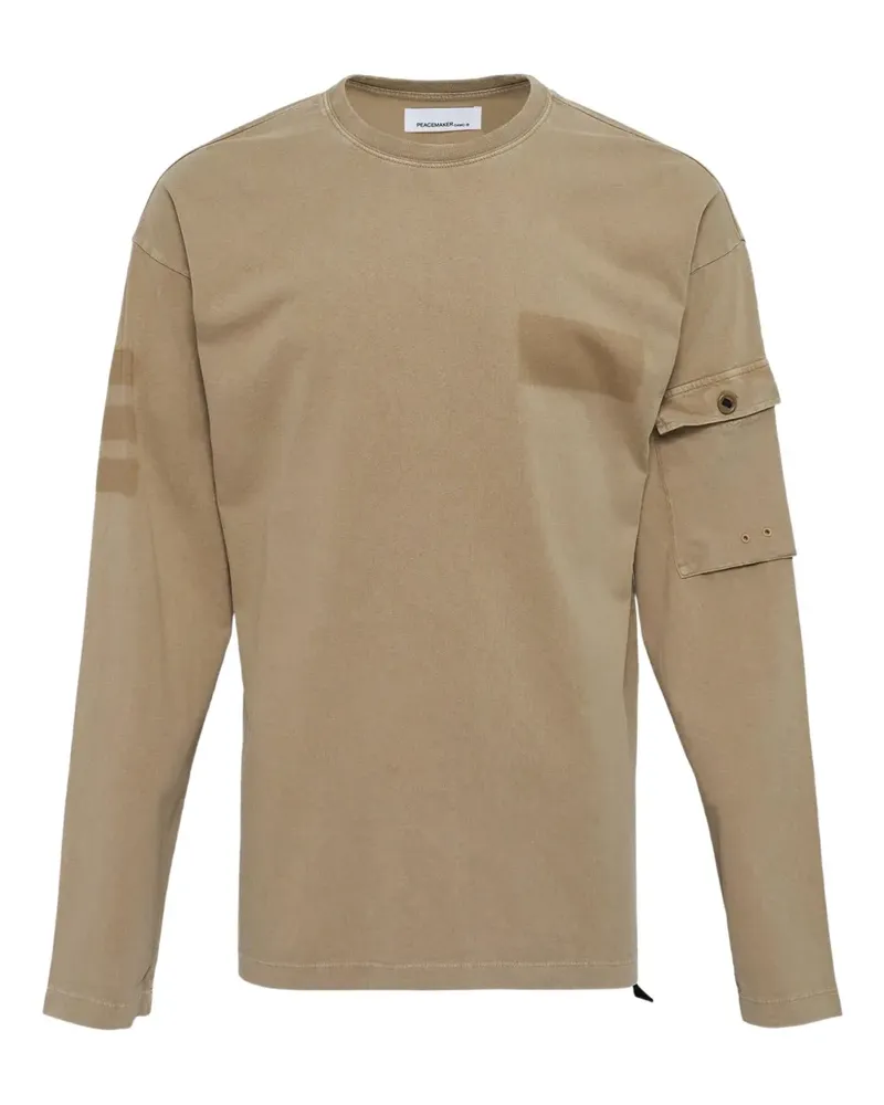 OAMC Langarmshirt mit Tasche - Grün Grün