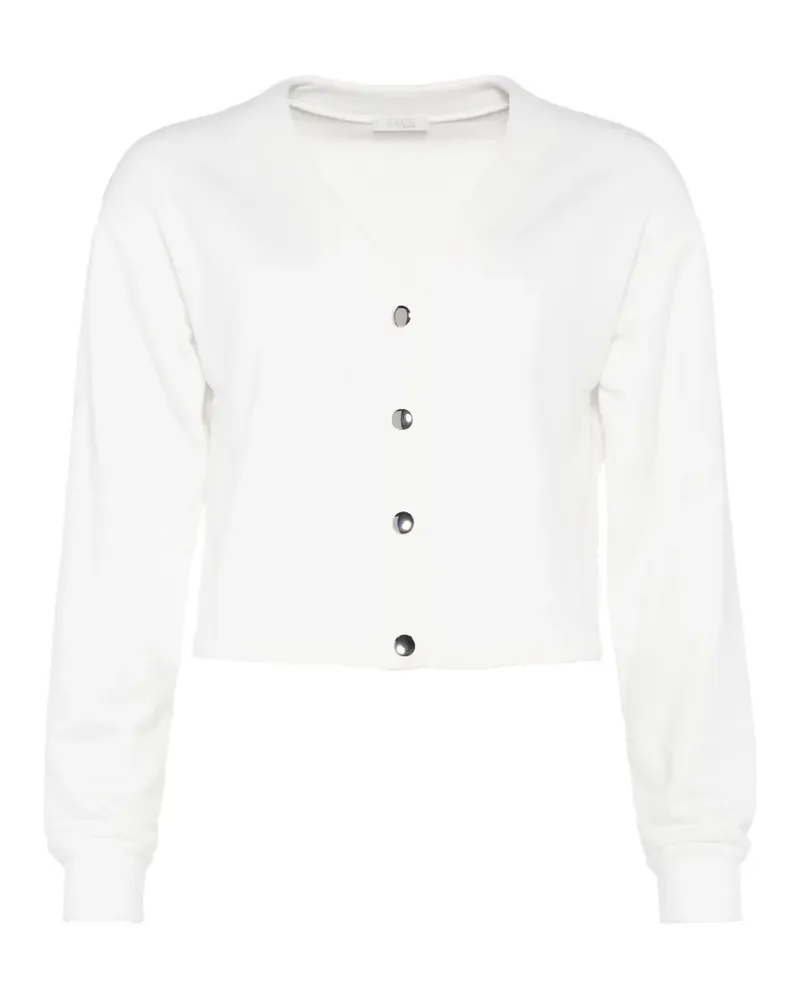 Eres Asher Cardigan mit V-Ausschnitt - Weiß Weiß