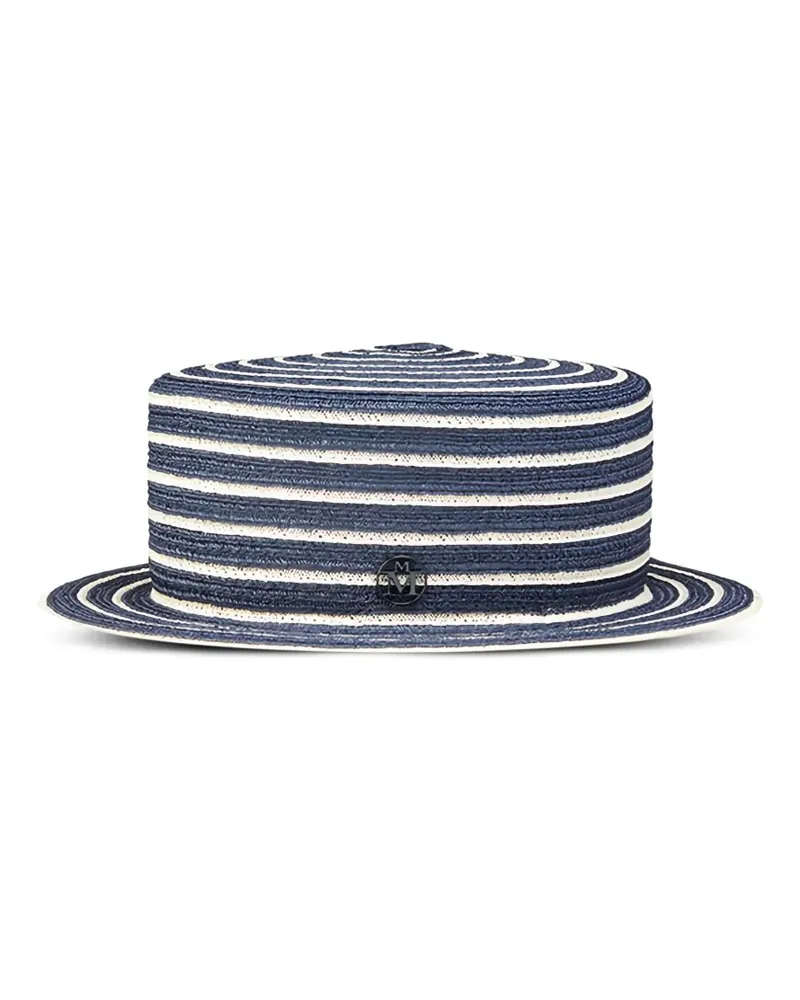 Maison Michel Gestreifter Augusta Hut - Blau Blau