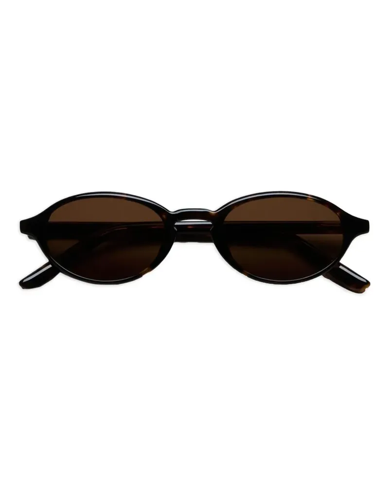 CHIMI Lex Sonnenbrille mit ovalem Gestell - Braun Braun