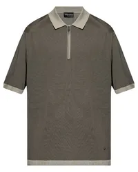 Emporio Armani Poloshirt mit Logo-Patch Grün