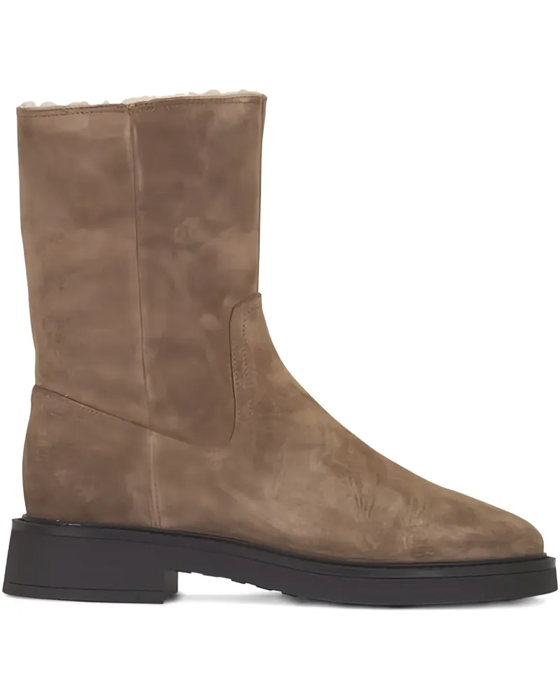 Veronica Beard suede round-toe boots - Braun Braun