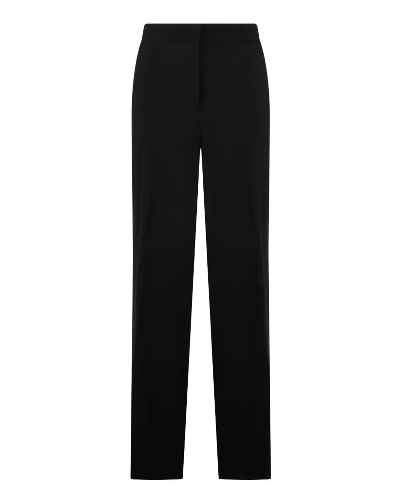 Alberta Ferretti High-Waist-Hose mit geradem Bein - Schwarz Schwarz