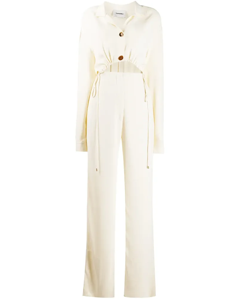 Nanushka Jumpsuit mit Cut-Outs - Nude Nude
