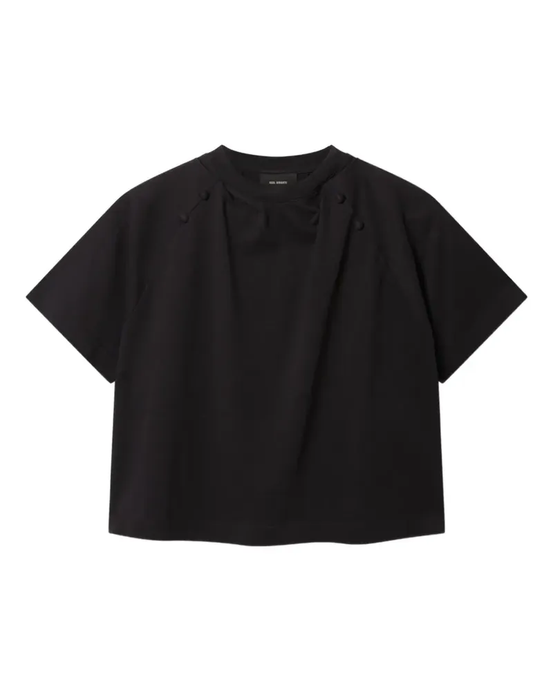 Axel Arigato Hosta T-Shirt mit Raglanärmeln - Schwarz Schwarz