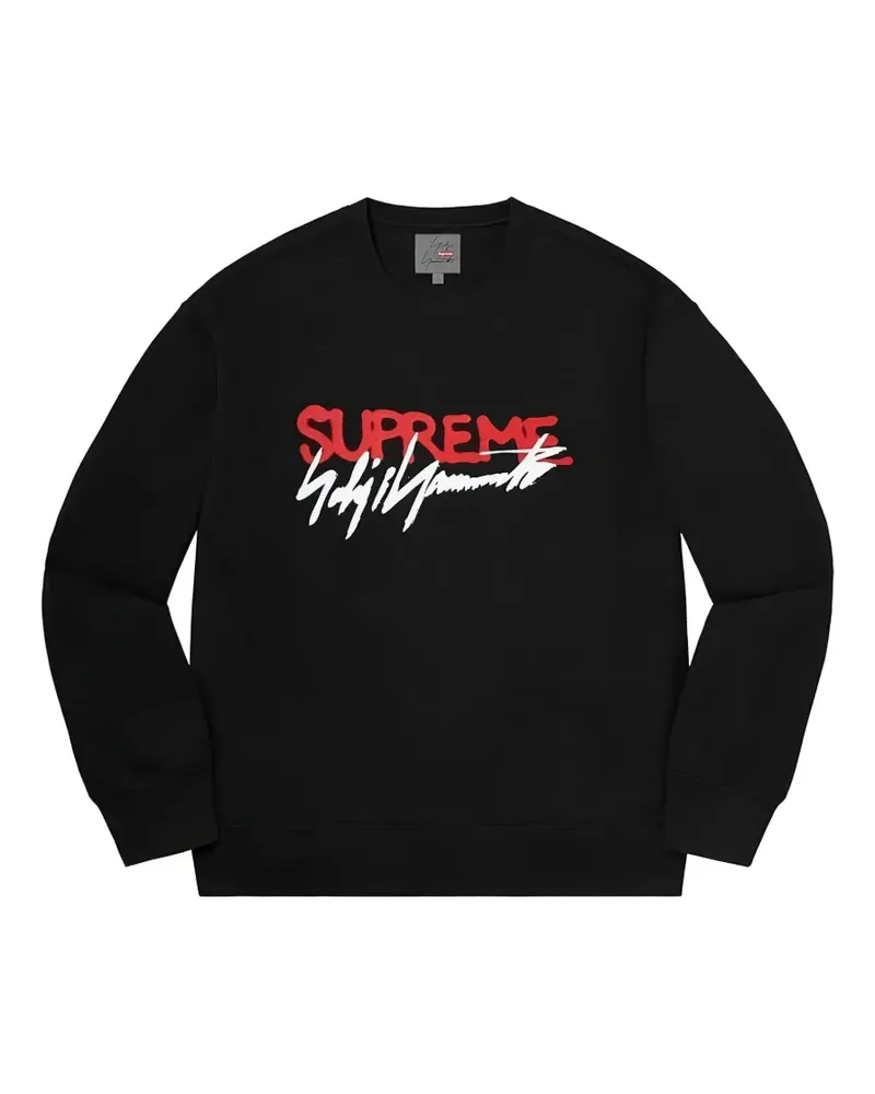 Supreme Being x Yohji Yamamoto logo-print sweater - Schwarz Schwarz