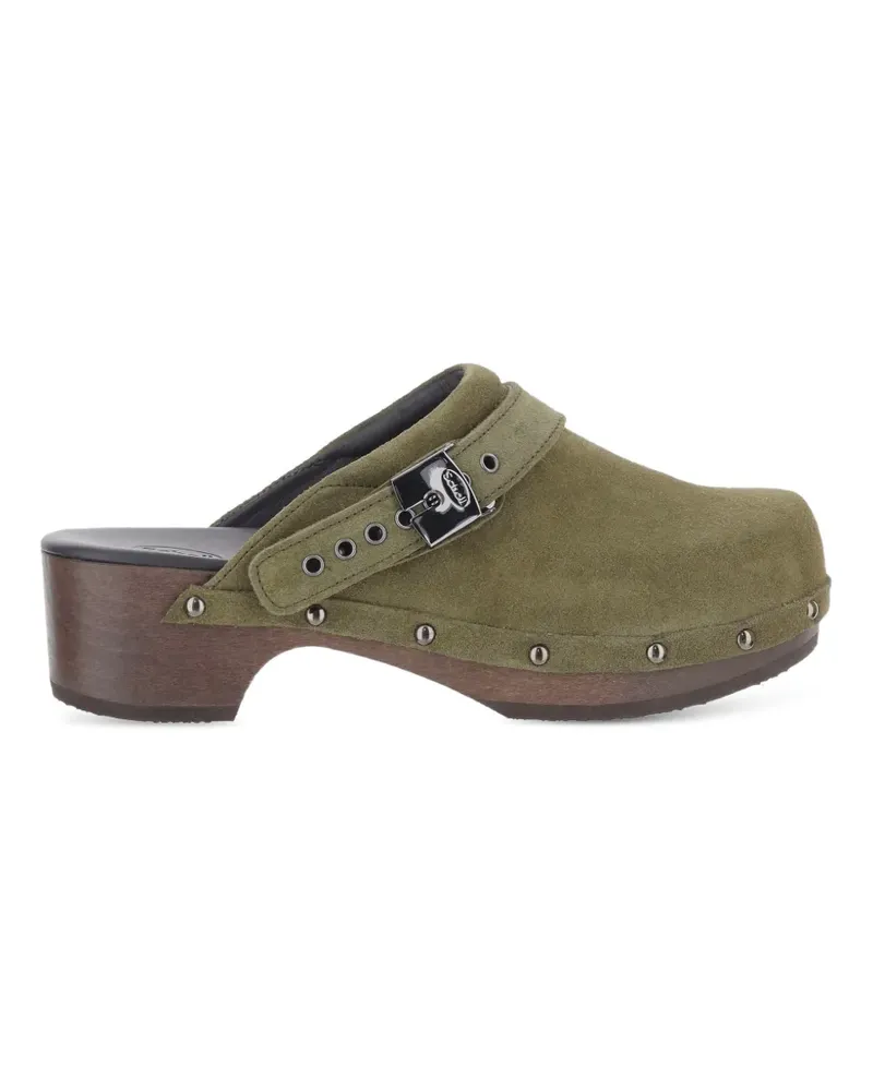 Scholl Clogs 50mm - Grün Grün