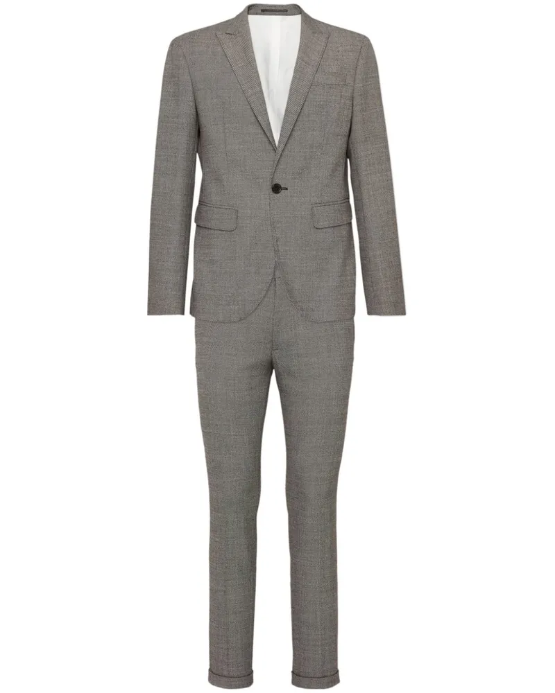 Dsquared2 Einreihiger Anzug - Grau Grau
