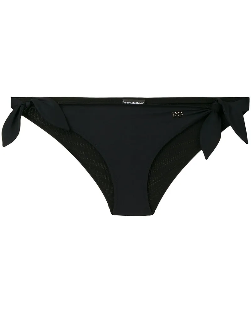 Dolce & Gabbana Slip mit Logo - Schwarz Schwarz
