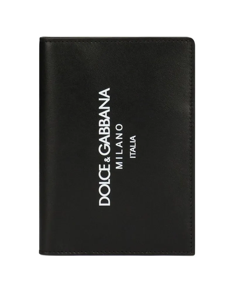 Dolce & Gabbana Portemonnaie mit Logo-Print - Blau Blau