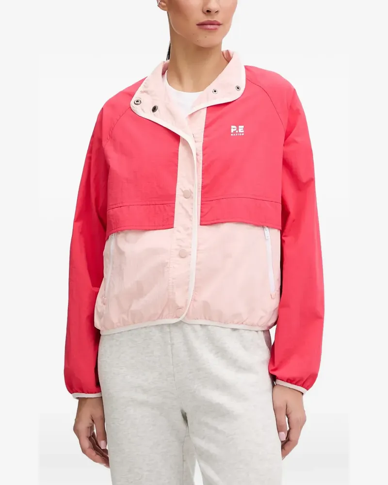 P.E. NATION Jacke in Colour-Block-Optik - Rosa Rosa