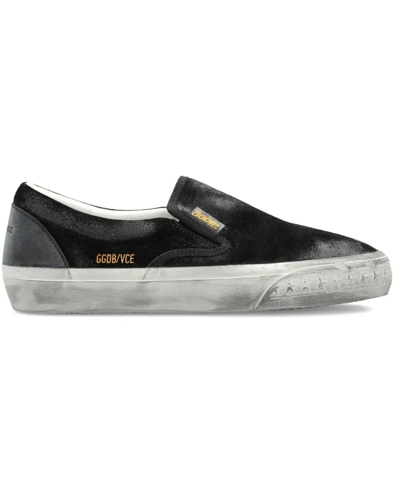 Golden Goose VCE Penstar Slip-On-Sneakers - Schwarz Schwarz