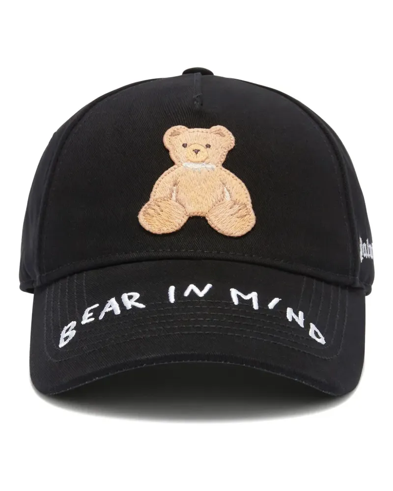 Palm Angels Bear in Mind Baseballkappe - Schwarz Schwarz