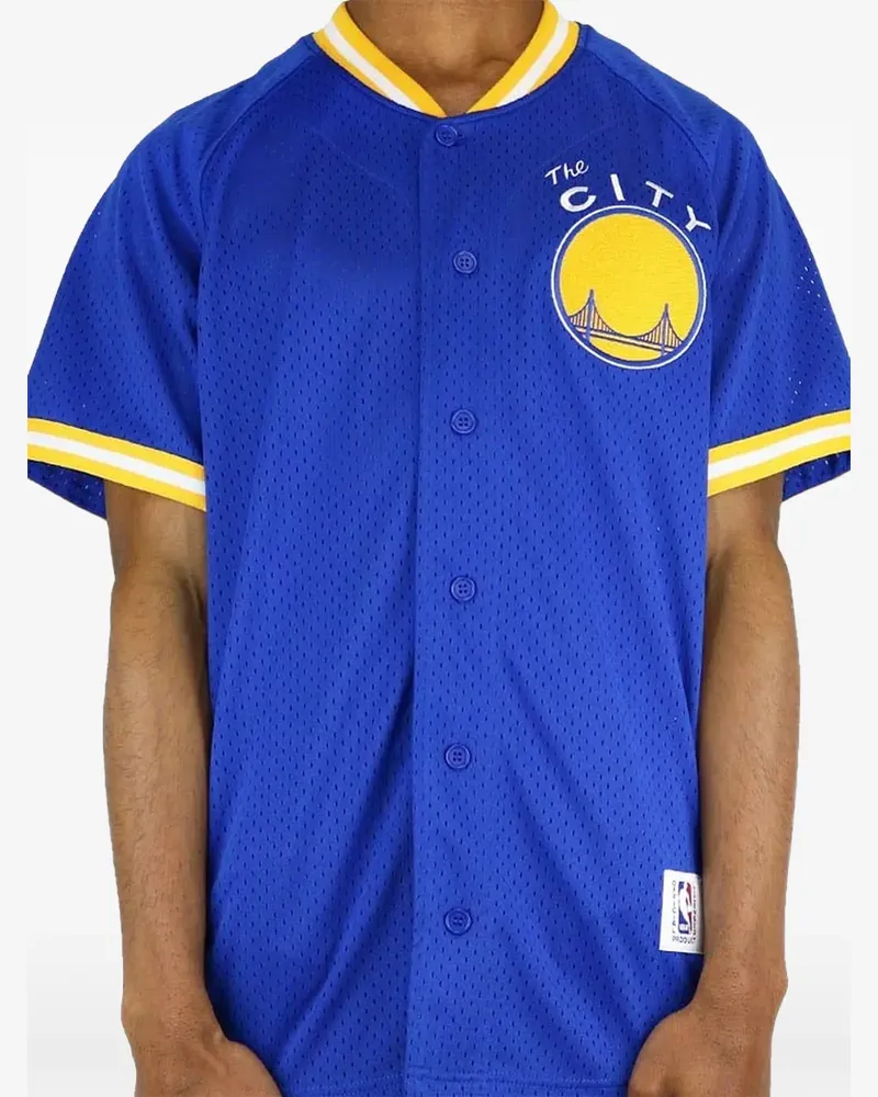 Mitchell & Ness Geknöpftes Hemd - Blau Blau