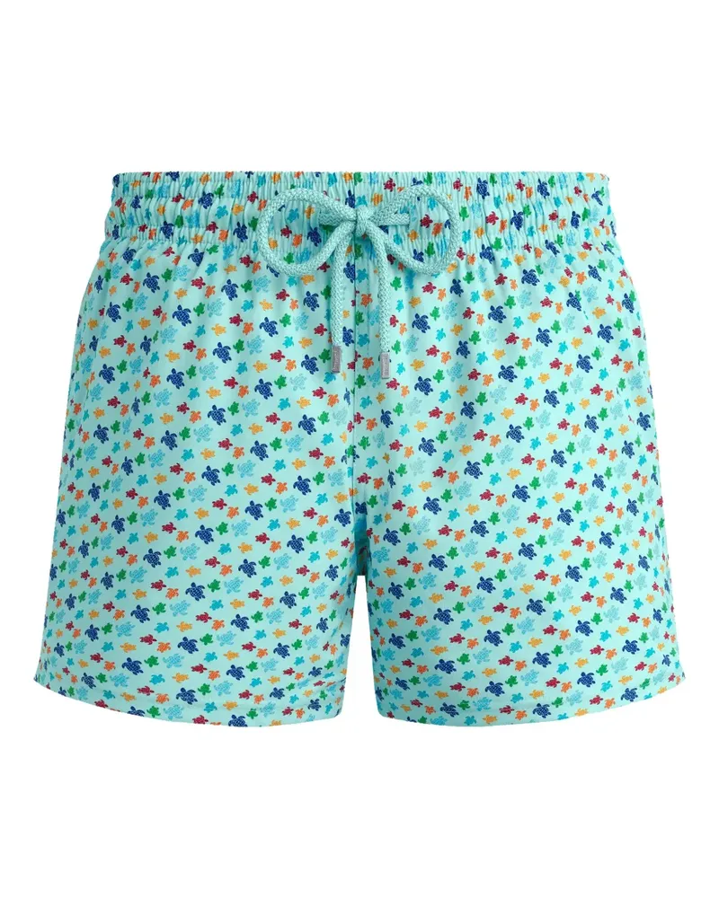 Vilebrequin Micro Ronde des Tortues Rainbow Badeshorts - Blau Blau