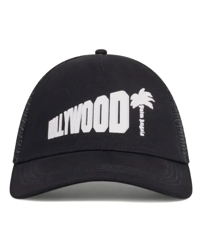 Palm Angels Hollywood Baseballkappe mit Netzeinsatz - Schwarz Schwarz