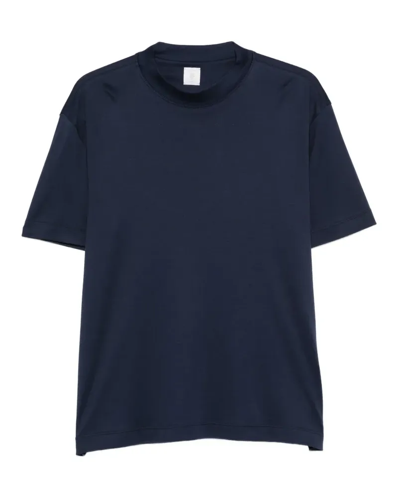 Eleventy T-Shirt mit Rundhalsausschnitt - Blau Blau