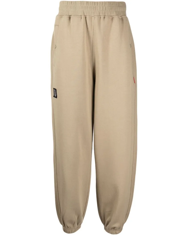 Izzue Jogginghose mit Logo-Patch - Braun Braun