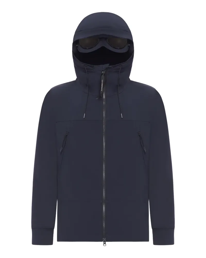 C.P. Company Kapuzenjacke mit Goggle-Detail - Blau Blau