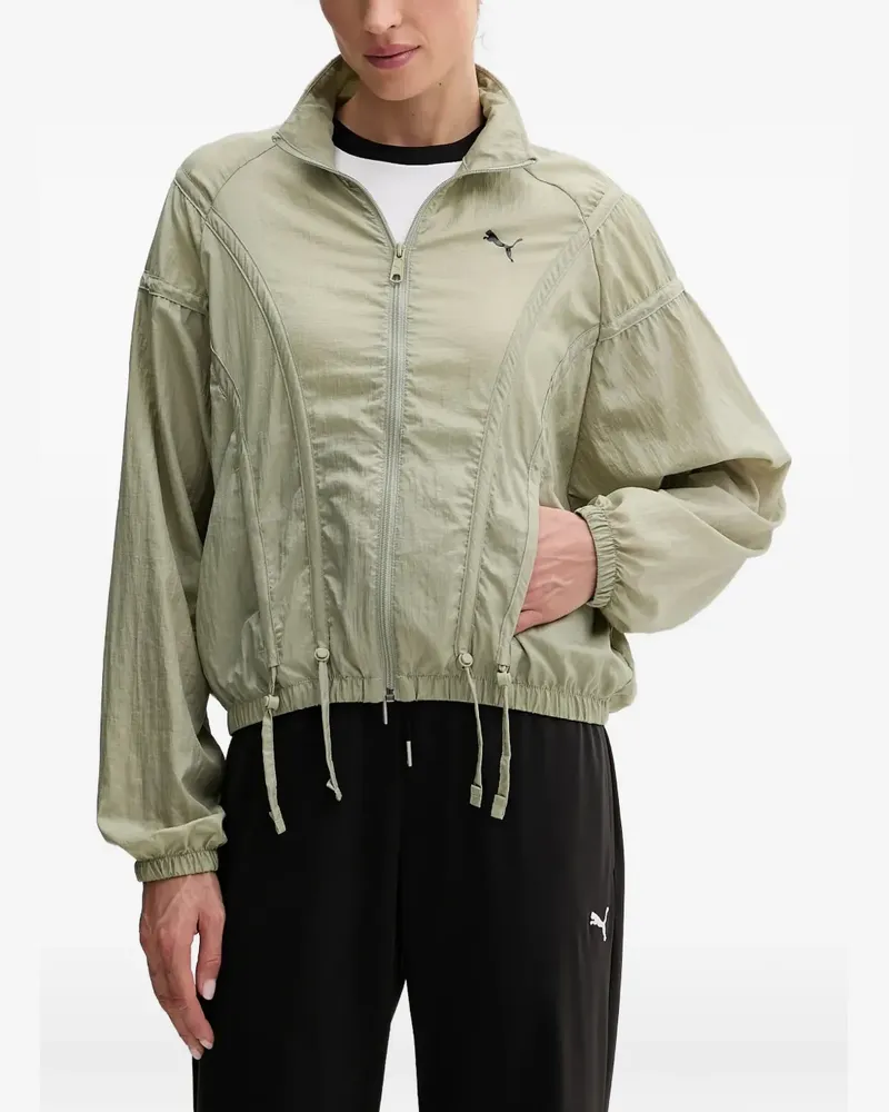 Puma Dare To drawstring-hem panelled jacket - Grün Grün