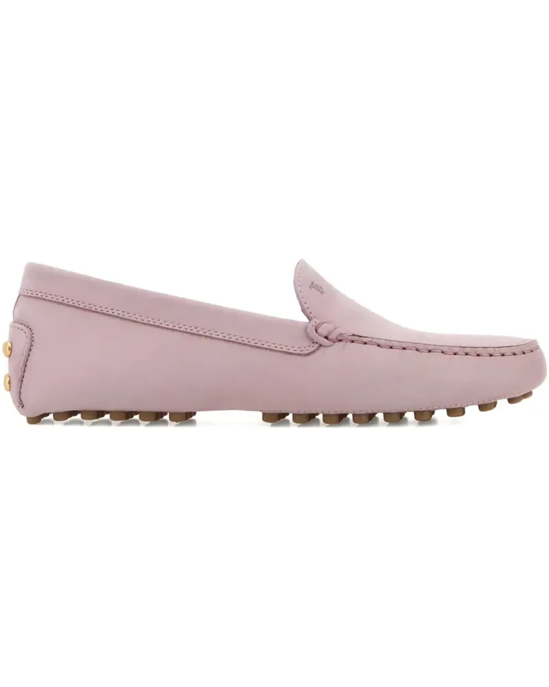 TOD'S suede loafers - Rosa Rosa