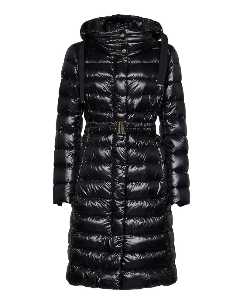 Herno belted quilted coat - Schwarz Schwarz
