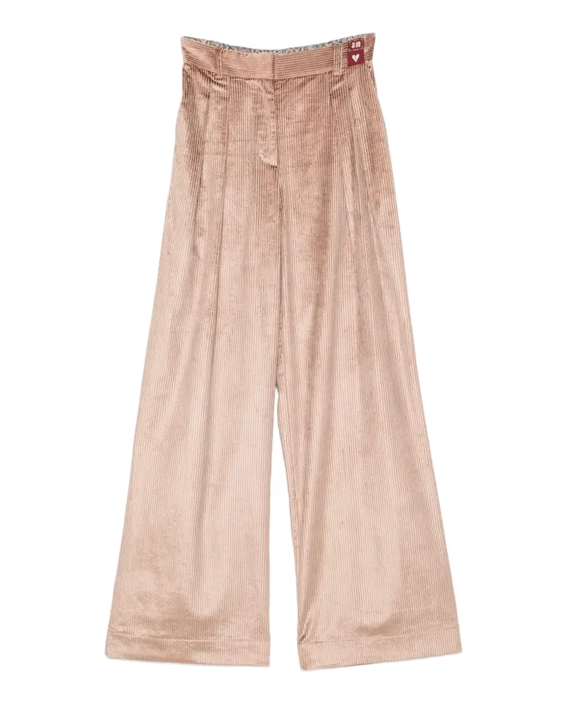 Antonio Marras Wide-Leg-Hose aus geripptem Strick - Nude Nude