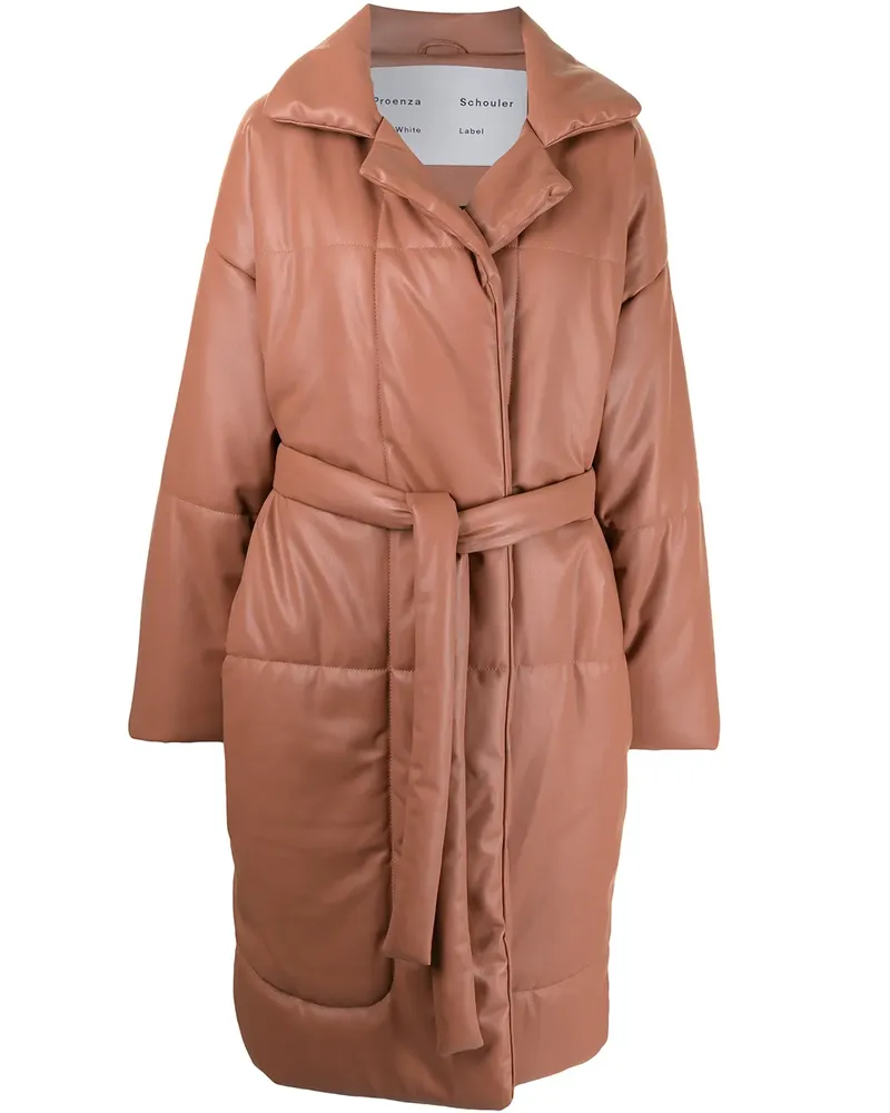Proenza Schouler Gefütterter Mantel mit Gürtel - Rosa Rosa