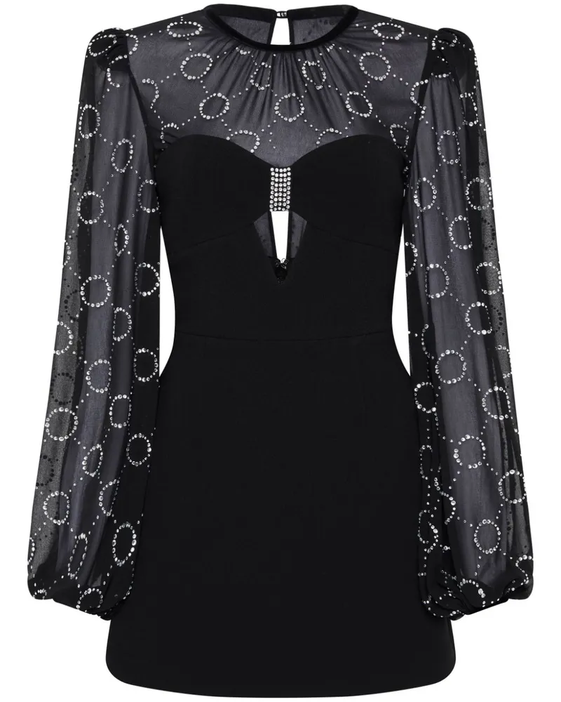 Rebecca Vallance Ellasandra Minikleid - Schwarz Schwarz