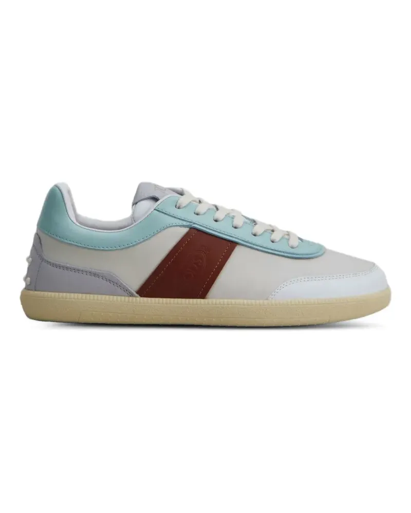 TOD'S Tabs leather sneakers - Weiß Weiß