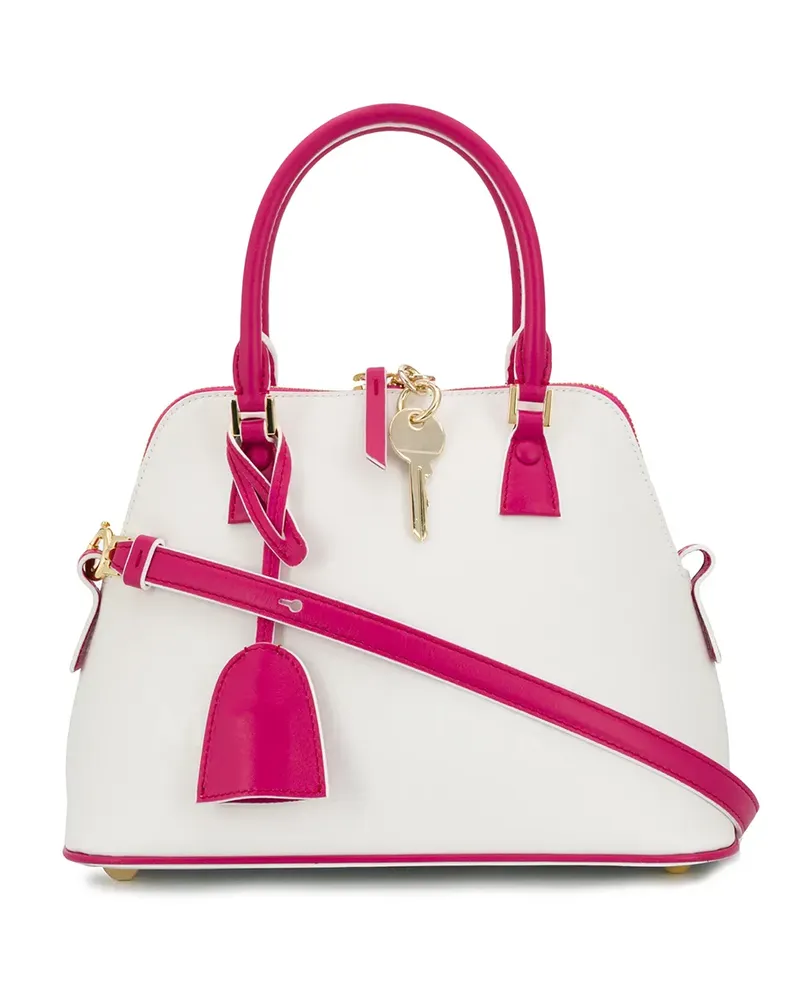 Maison Margiela Mini '5AC' Handtasche - Weiß Weiß