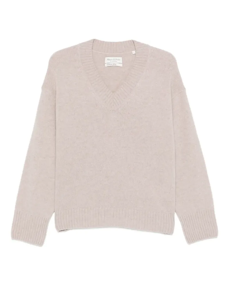 Marc O'Polo Pullover mit V-Ausschnitt - Nude Nude