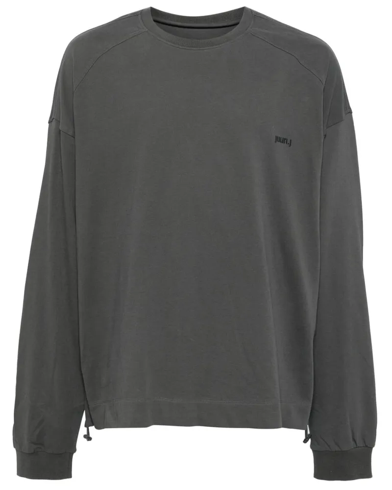JUUN.J Sweatshirt mit Logo-Stickerei - Grau Grau