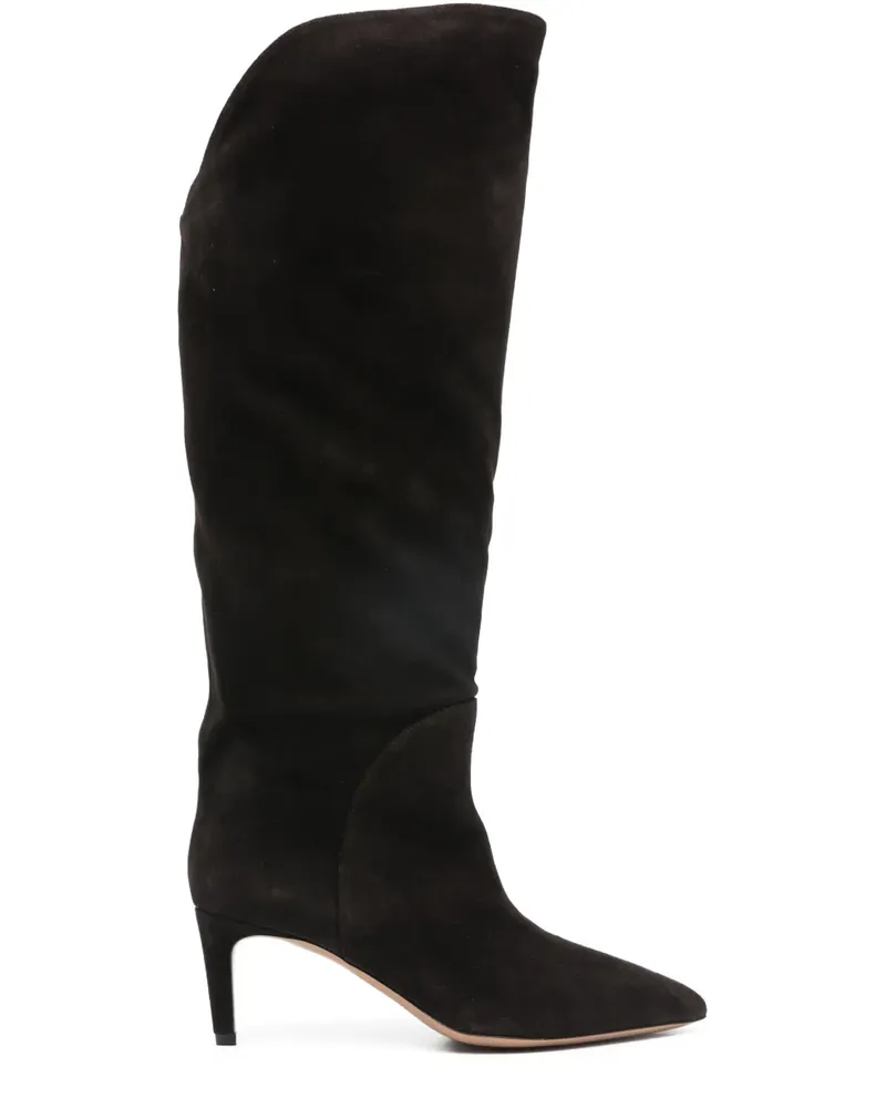 Paris Texas pointed calf suede boots - Braun Braun