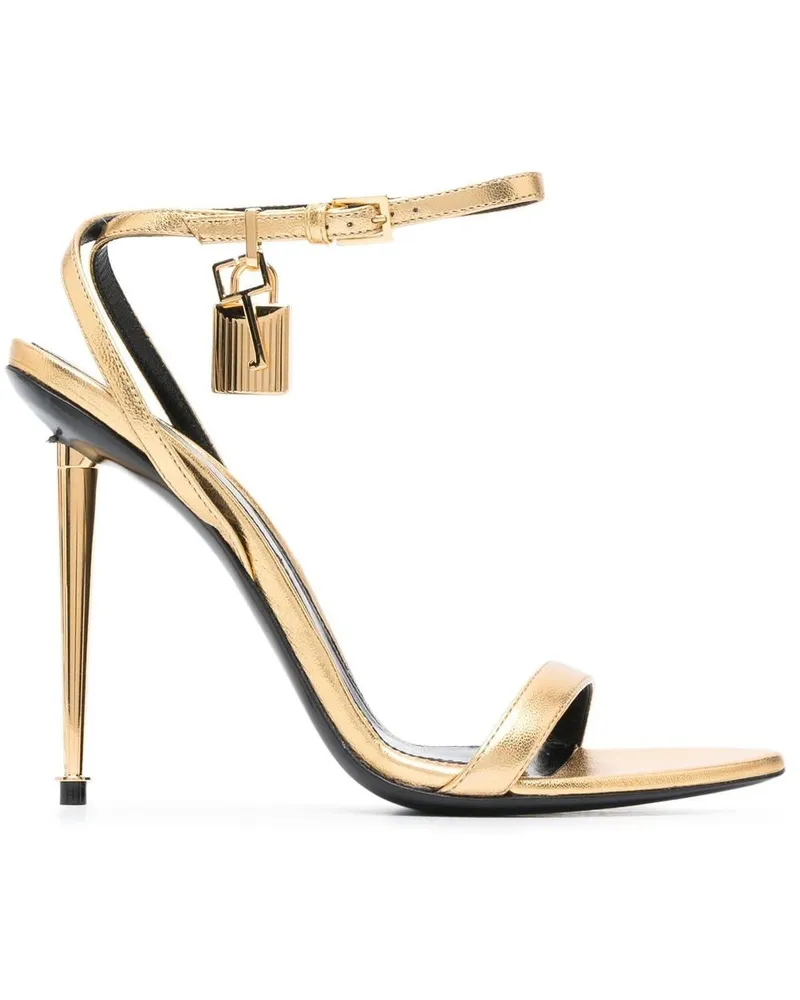 Tom Ford Metallische Sandalen 115mm - Gold Gold