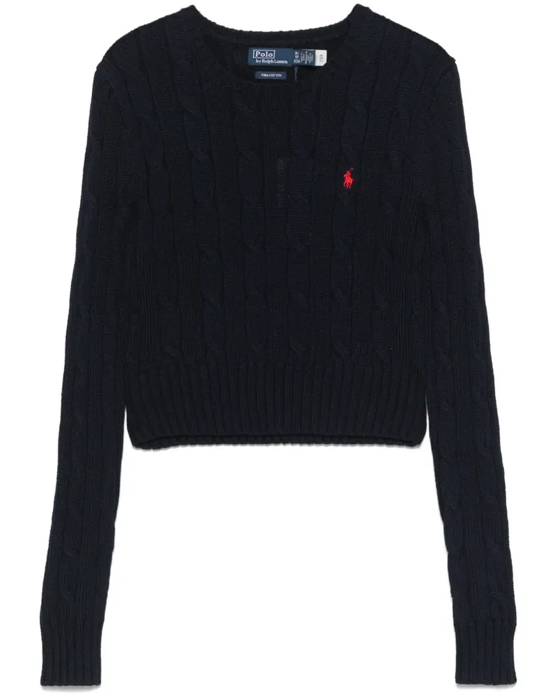 Ralph Lauren Pullover mit Zopfmuster - Blau Blau
