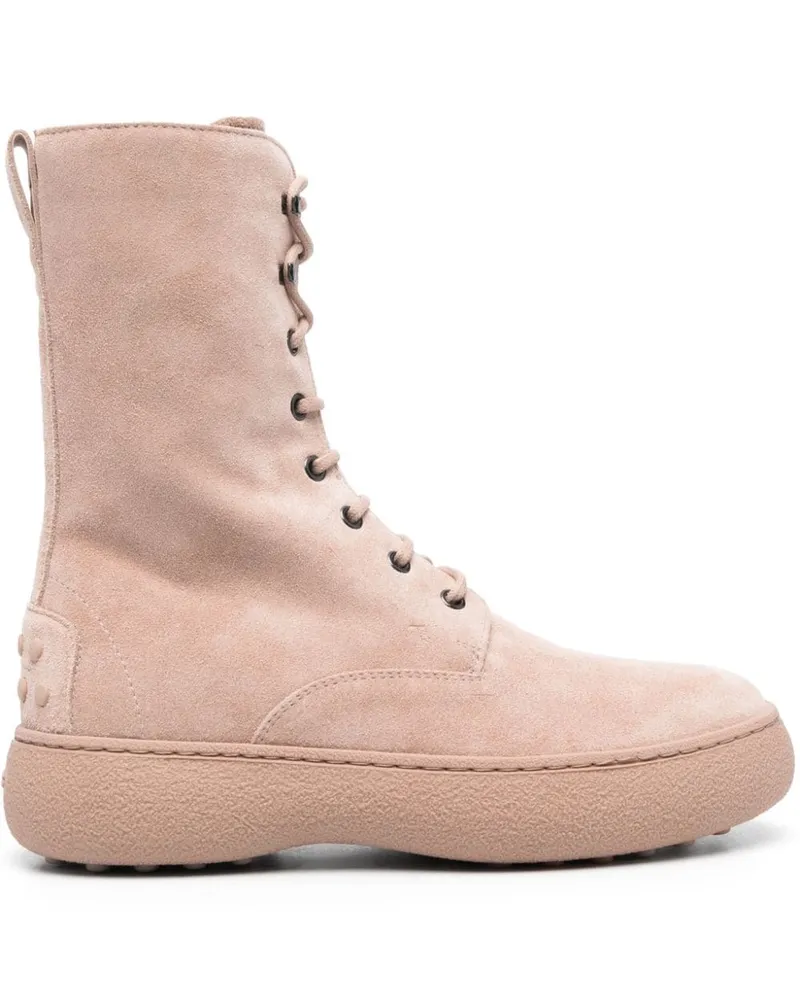 TOD'S Stiefeletten mit Schnürung - Nude Nude