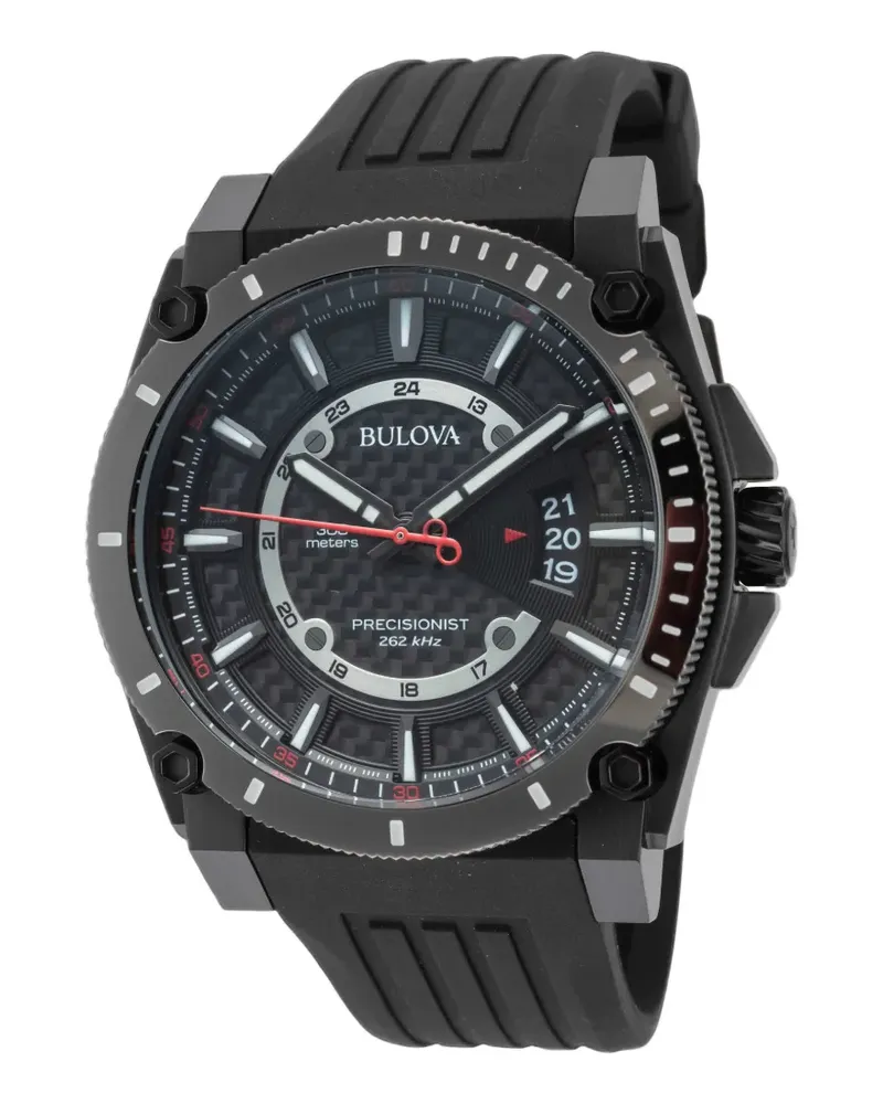 BULOVA Precisionist Armbanduhr 44mm - Schwarz Schwarz