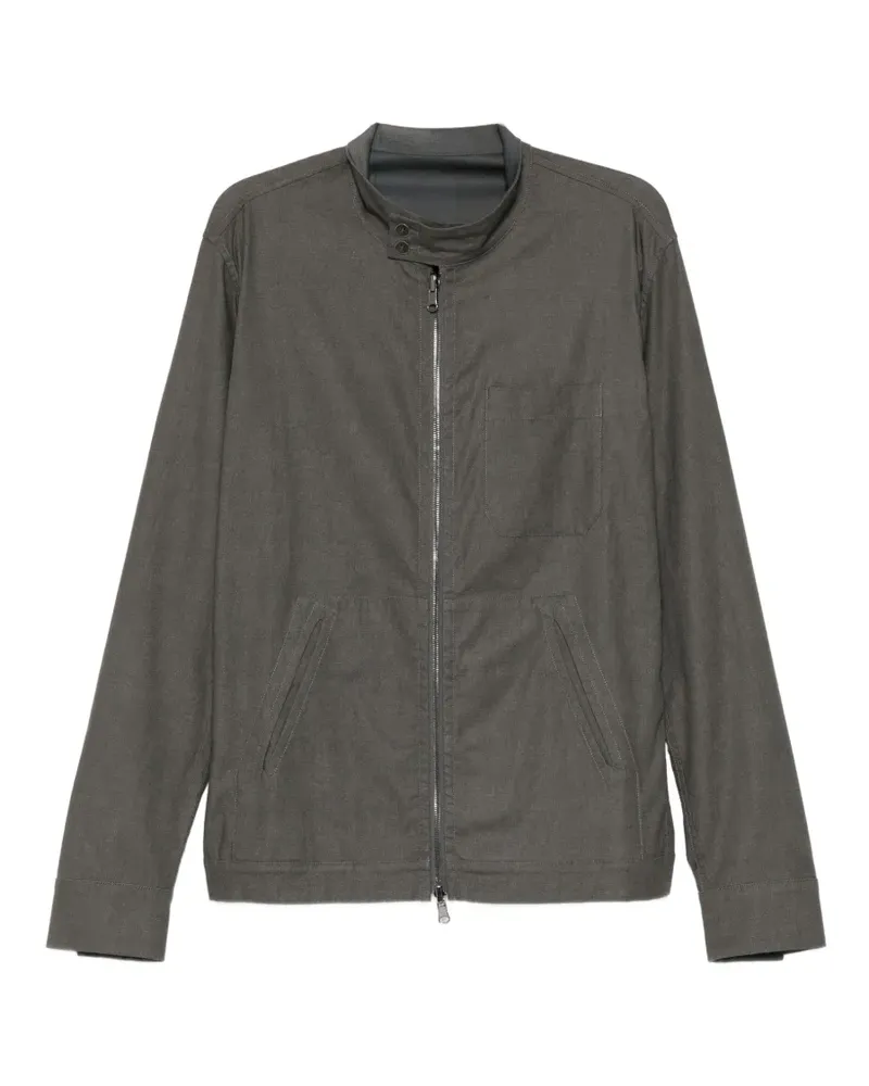 Masnada Jacke mit Stehkragen - Grau Grau
