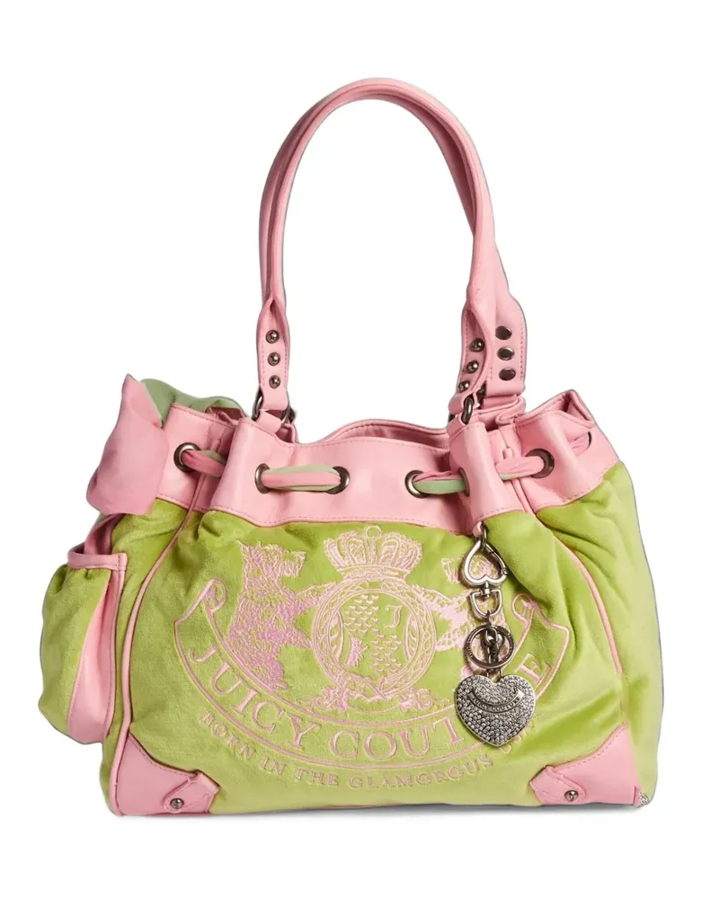 Juicy Couture Daydreamer Tote Bag mit Logo-Stickerei - Grün Grün